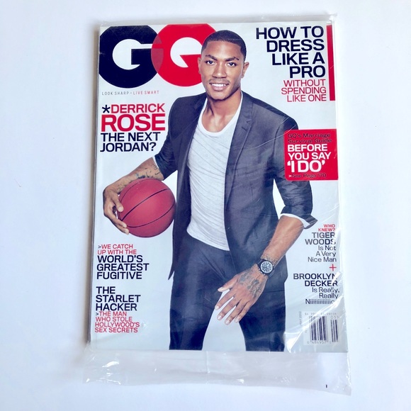 GQ Magazine DERRICK ROSE Issue MAY 2012 NEW - Picture 1 of 7